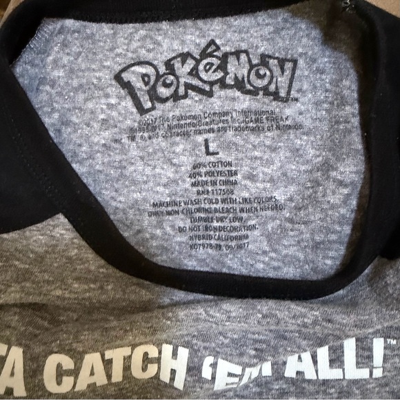 NWOT Lot of 3 Pokémon Long Sleeve Graphic T-Shirts - Picture 8 of 8